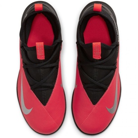Nike Phantom Vsn 2 Club Df Tf Jr CD4079-606 scarpe da calcio rosso arance e rossi 1