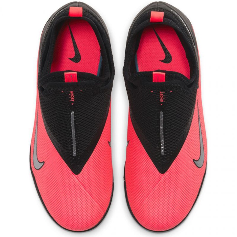 Nike Phantom Vsn 2 Academy Df Tf Jr CD4078 606 scarpe da calcio rosso arance e rosse 1