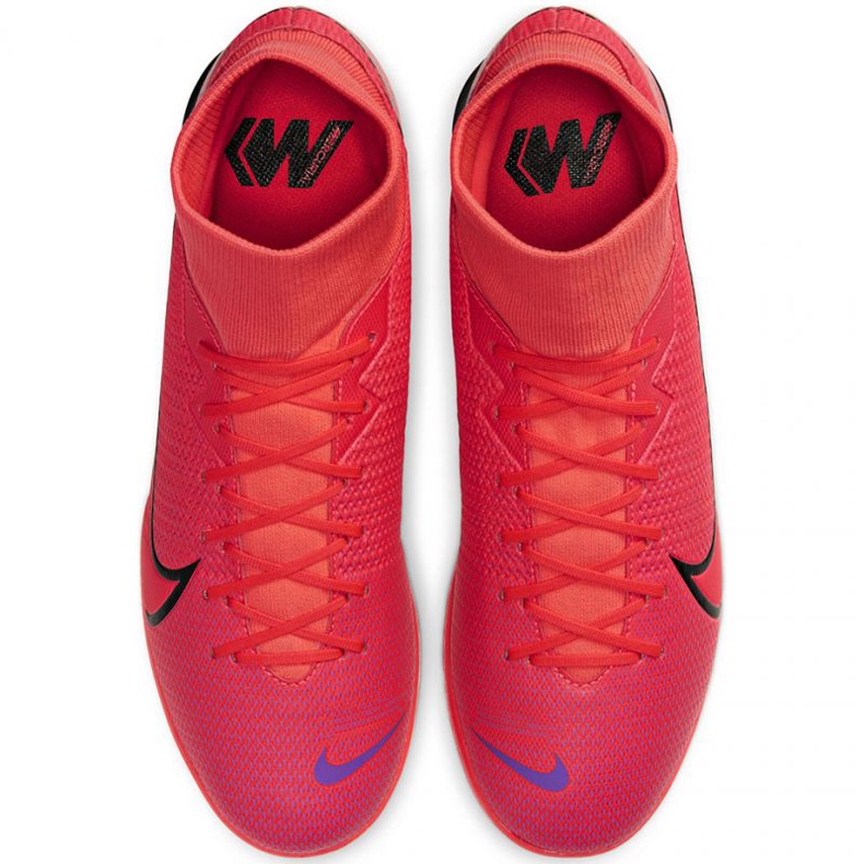 Scarpe indoor Nike Mercurial Superfly 7 Academy Ic M AT7975-606 rosso arance e rosse 1