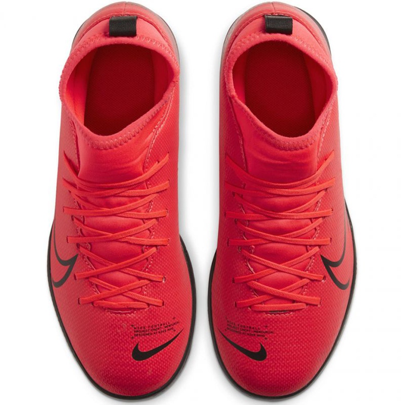 Scarpe indoor Nike Mercurial Superfly 7 Club Ic Jr AT8153-606 multicolore arance e rossi 1