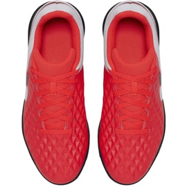 Scarpe indoor Nike Tiempo Legend 8 Club Ic Jr AT5882-606 multicolore arance e rossi 1