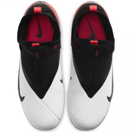 Nike Phantom Vsn 2 Academy Df FG / MG Jr CD4059-106 scarpe da calcio bianca bianca 1