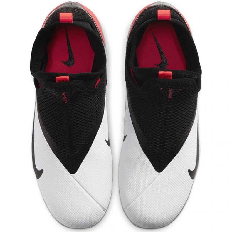 Nike Phantom Vsn 2 Academy Df FG / MG Jr CD4059-106 scarpe da calcio bianco bianco 1