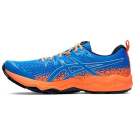 Asics Fujitrabuco Lyte M 1011A700-400 scarpe da corsa blu arancia 1