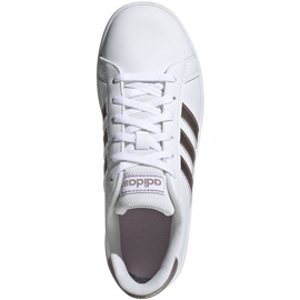 Scarpe adidas Grand Court Jr EF0101 bianco nero 1