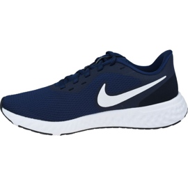 Nike Revolution 5 M BQ3204-400 bianco blu navy 1