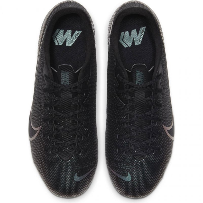 Nike Mercurial Vapor 13 Academy FG / MG Jr AT8123 010 scarpe da calcio grigio nero 1