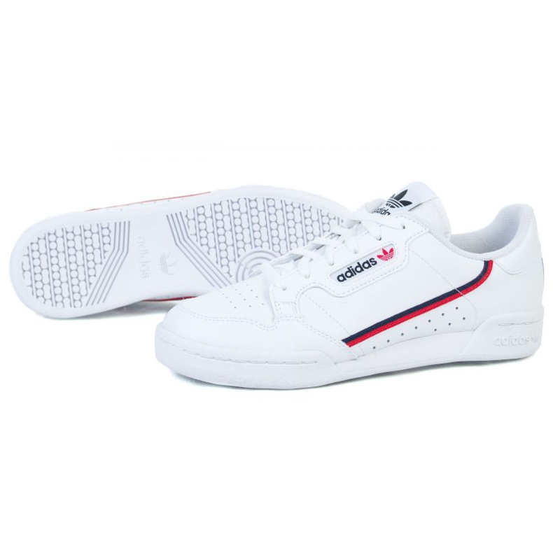 Adidas Continental 80 Jr F99787 scarpe bianco nero 1