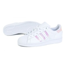 Scarpe Adidas Superstar Jr FV3139 bianco nero 1