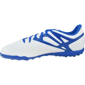 Scarpe da calcio Adidas Messi 15.4 Tf Jr B25452 multicolore bianco 1