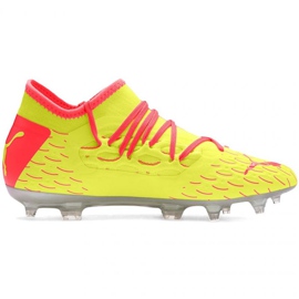 Scarpe da calcio Puma Future 5.3 Netfit Jr Osg Fg Ag 105947 01 rosso arance e rossi 1