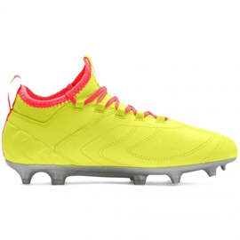 Scarpe da calcio Puma One Jr 20.3 Osg Fg Ag 105972 01 rosso arance e rosse 1