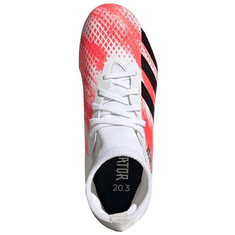Scarpe da calcio Adidas Predator 20.3 Fg Jr EG0927 multicolore bianco 1