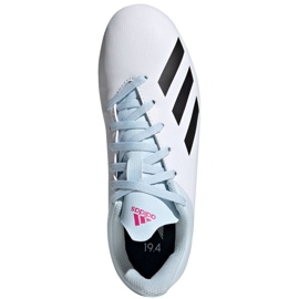 Scarpe da calcio Adidas X 19.4 FxG Jr EF1616 multicolore bianca 1