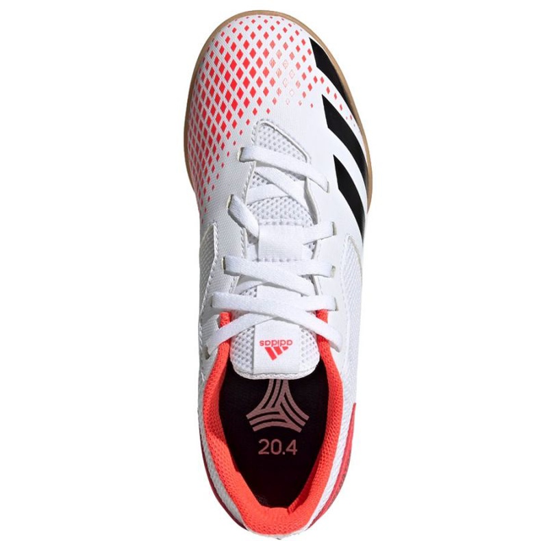 Scarpe indoor adidas Predator 20.4 In Sala Jr EG0930 multicolore bianco 1