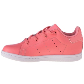Adidas Stan Smith El K EF4928 scarpe rosa grigio 1