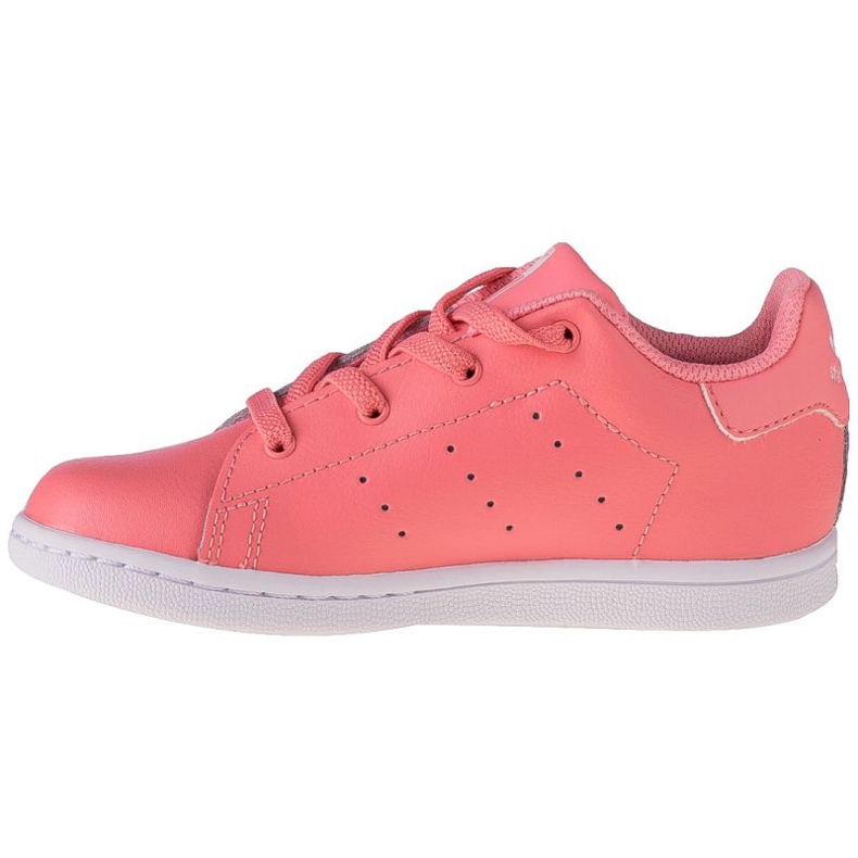 Adidas Stan Smith El K EF4928 scarpe rosa grigio 1
