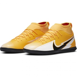 Nike Mercurial Superfly 7 Club Ic Jr AT8153 801 scarpe da calcio giallo arance e rossi 1