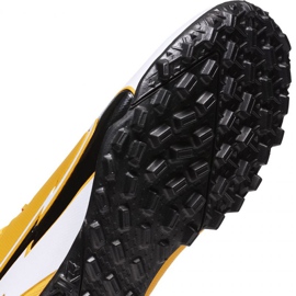 Nike Mercurial Vapor 13 Academy Tf M AT7996 801 scarpa da calcio nero, arancione, giallo gialli 5