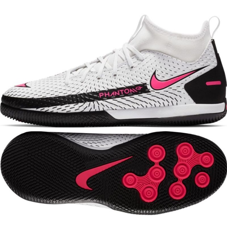 Scarpe indoor Nike Phantom Gt Academy Df In Jr CW6693-160 bianca bianca 1