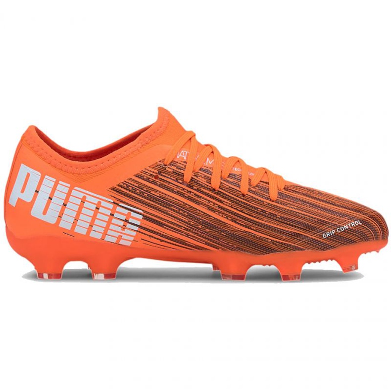 Scarpe da calcio Puma Ultra 3.1 Fg Ag Jr 106098 01 multicolore, arancione arance e rossi 1
