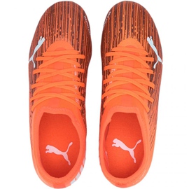 Scarpe da calcio Puma Ultra 3.1 Fg Ag Jr 106098 01 multicolore, arancione arance e rossi 2
