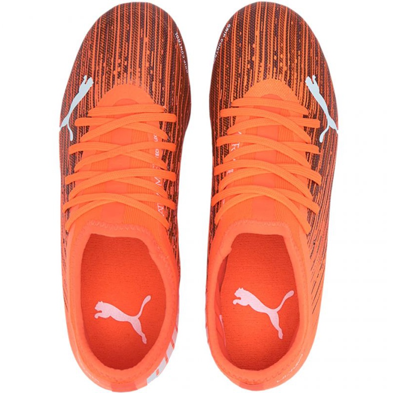 Scarpe da calcio Puma Ultra 3.1 Fg Ag Jr 106098 01 multicolore, arancione arance e rossi 2