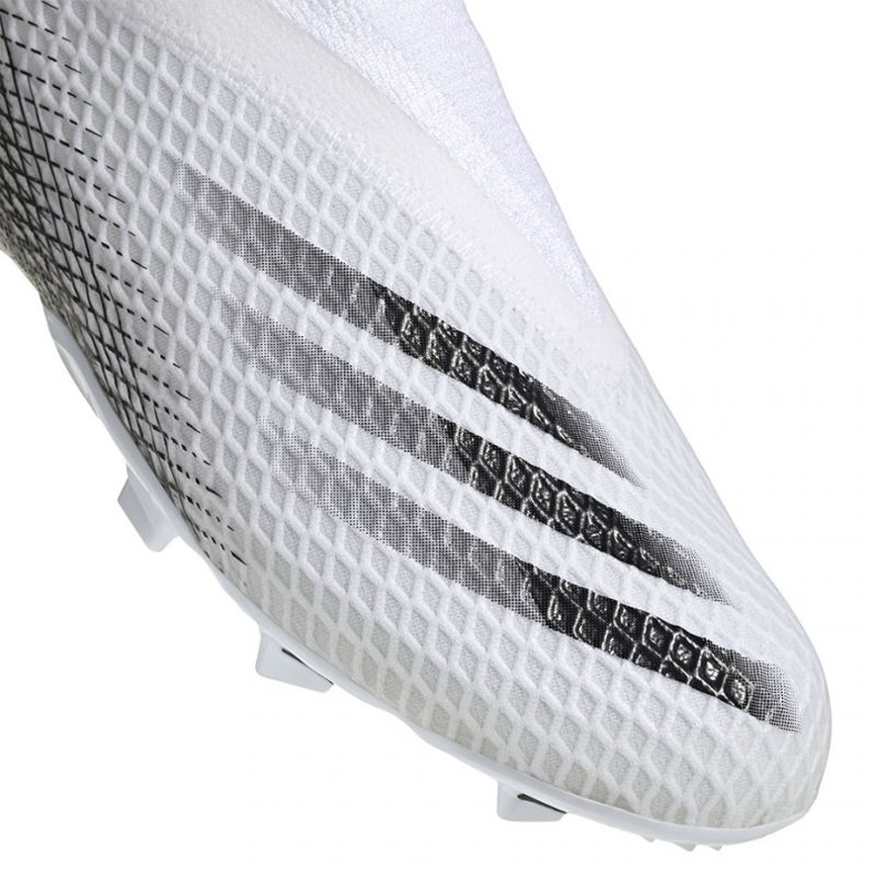 Scarpe da calcio Adidas X Ghosted.3 Ll Fg Jr EG8151 multicolore bianca 1