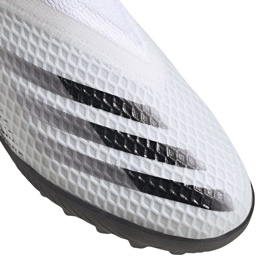 Scarpe da calcio Adidas X Ghosted.3 Ll Tf Jr EG8150 grigio/argento, bianco, grigio/argento bianco 1