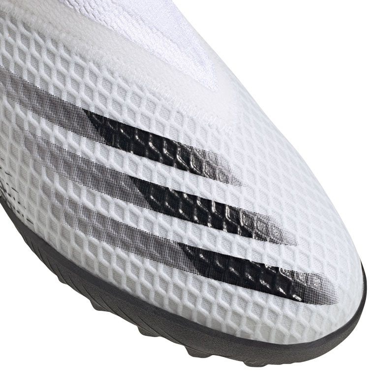 Scarpe da calcio Adidas X Ghosted.3 Ll Tf Jr EG8150 grigio/argento, bianco, grigio/argento bianca 1