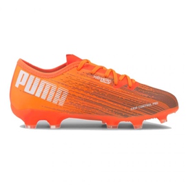 Scarpe da calcio Puma Ultra 1.1 Fg Ag Jr 106097 01 multicolore arance e rosse 1