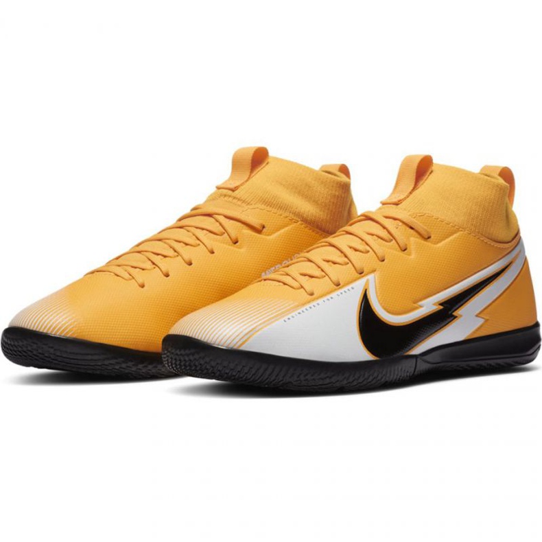 Nike Mercurial Superfly 7 Academy Ic Jr AT8135 801 scarpe da calcio verde gialli 1