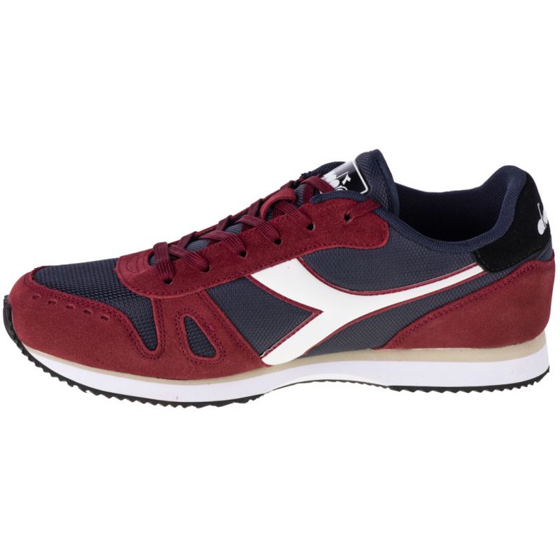 Scarpe Diadora Simple Run M 101-173745-01-C8913 bianco rosso blu navy 1
