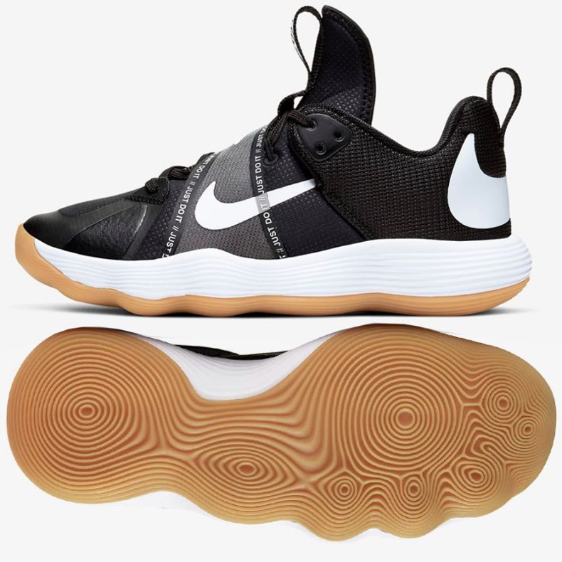 Scarpe da pallavolo Nike React HyperSet CI2955010-S nero nero 1