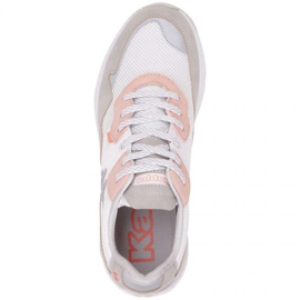Kappa Laverton Scarpe W 242930 1021 bianca rosa grigio 1