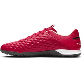 Scarpa da calcio Nike Tiempo Legend 8 Academy Tf M AT6100 608 rosso arance e rosse 1