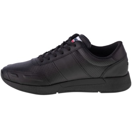 Tommy Hilfiger Flexi Perf Leather Runner M EM0EM00580-BDS scarpe nero 1