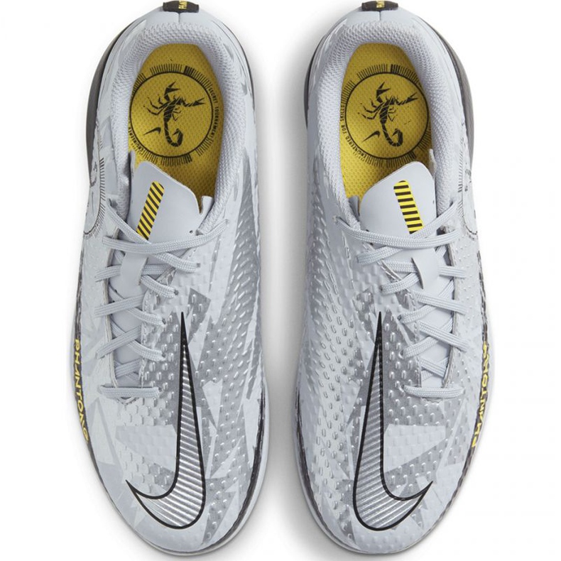 Nike Phantom Gt Scorpion Academy Ic Jr DA2281 001 scarpe da calcio blu argento 1