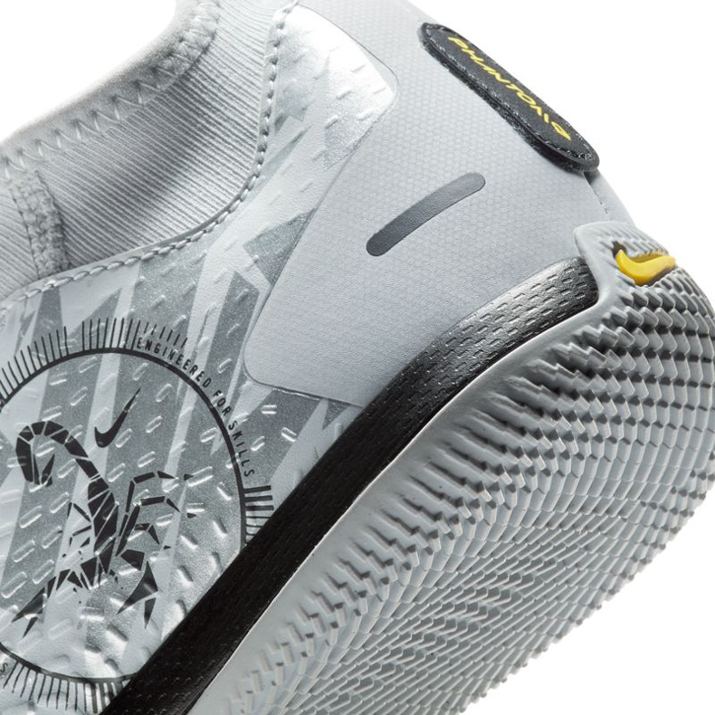 Nike Phantom Gt Academy Df Se Ic Jr DA2288-001 scarpe da calcio d'argento d'argento 1