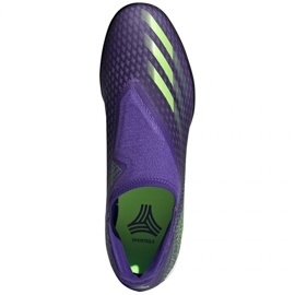 Scarpe da calcio Adidas X Ghosted.3 Ll Tf M EG8159 multicolore viola 1