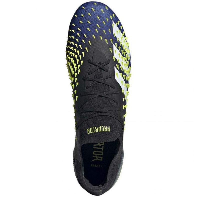 Scarpe da calcio Adidas Predator Freak .1 L Fg M FY0745 multicolore nero 1