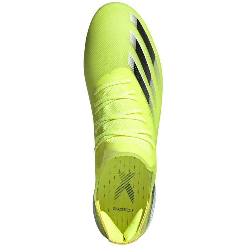 Scarpe da calcio Adidas X Ghosted.1 Fg M FW6898 verde, giallo, neon verde 1