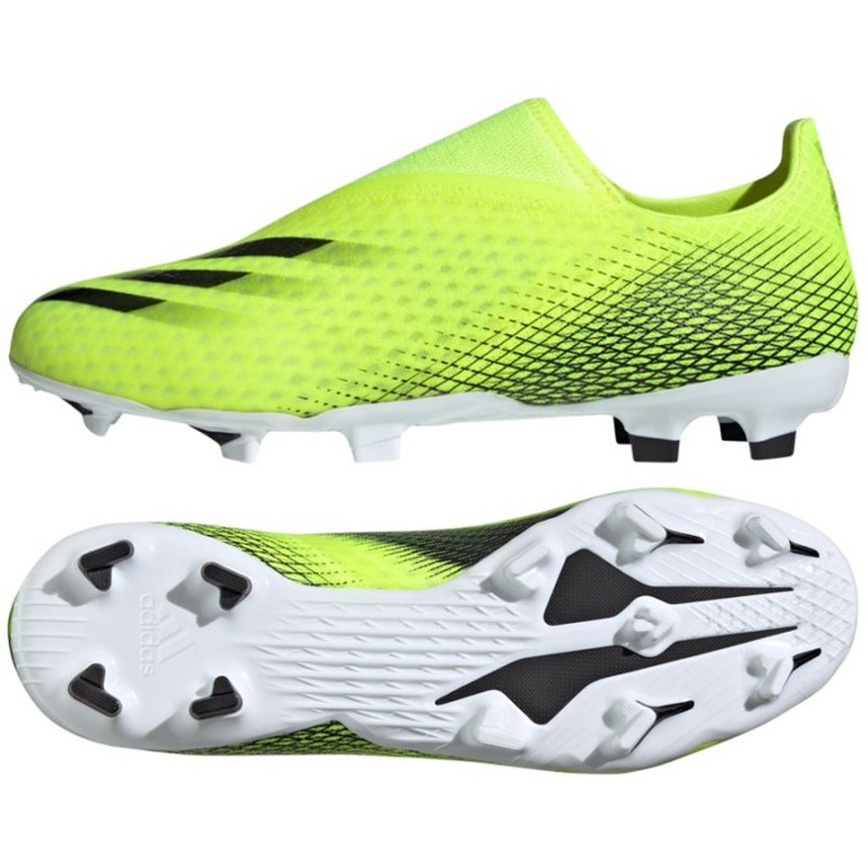 Scarpe da calcio Adidas X Ghosted.3 Ll Fg M FW6969 multicolore gialli 1