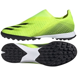 Scarpe da calcio Adidas X Ghosted.3 Ll Tf M FW6971 multicolore giallo 1