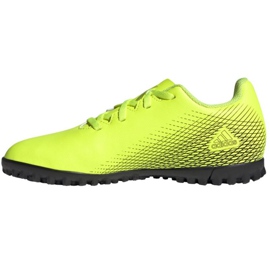 Scarpe da calcio Adidas X Ghosted.4 Tf Jr FW6920 multicolore giallo 1