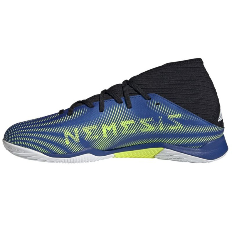 Scarpe da calcio Adidas Nemeziz.3 In M FW7409 bianco, blu, nero blu 1