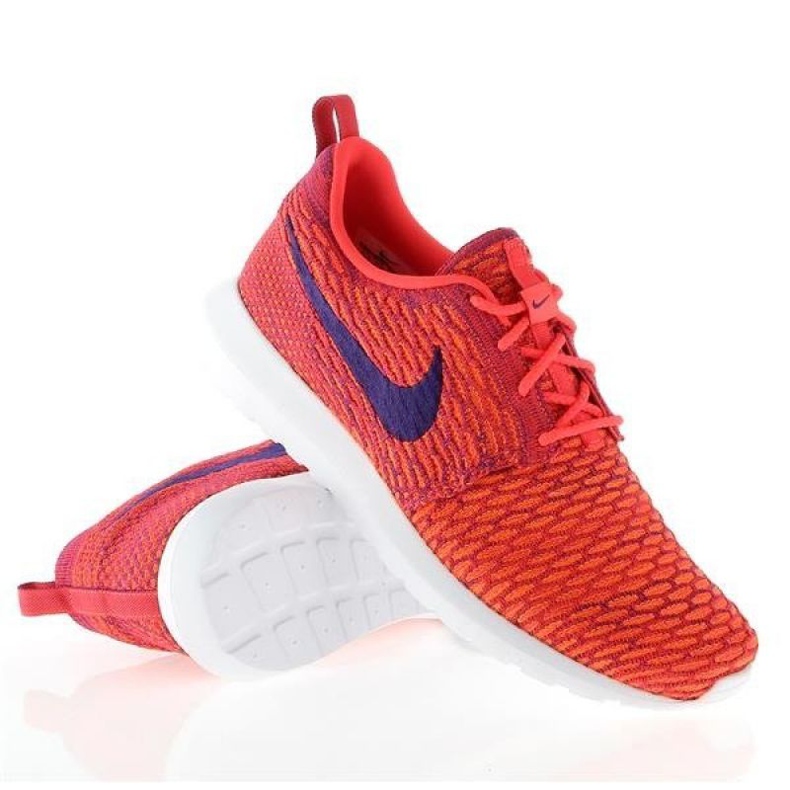 Nike Flyknit Rosherun M 677243-600 rosso 2