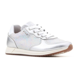 Scarpe Geox J Jensea GD J826FD 007NF C1355 argento 1