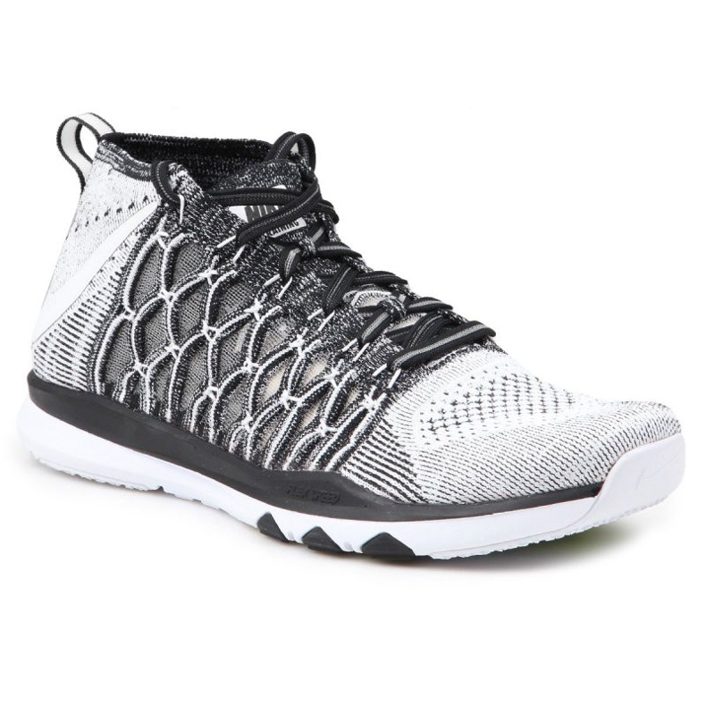 Nike Train Ultrafast Flyknit M 843694-004 scarpa bianca nero 1