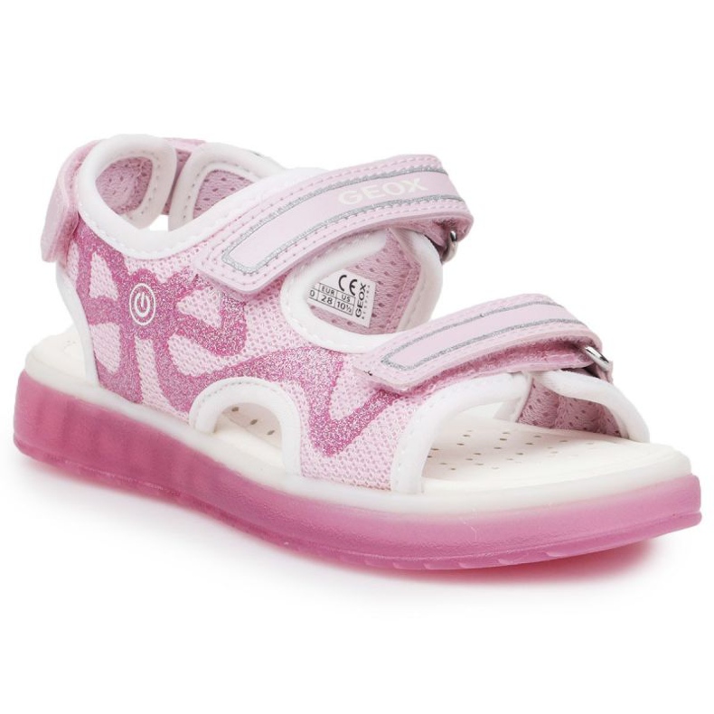 Sandali Geox J S.Blikk GB J928UB-0ASAJ-C8208 rosa 1